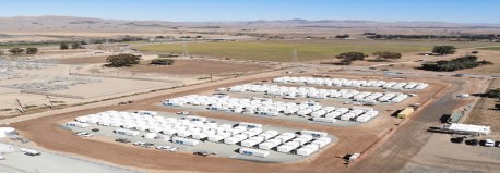 Battery Storage Facility view from Above